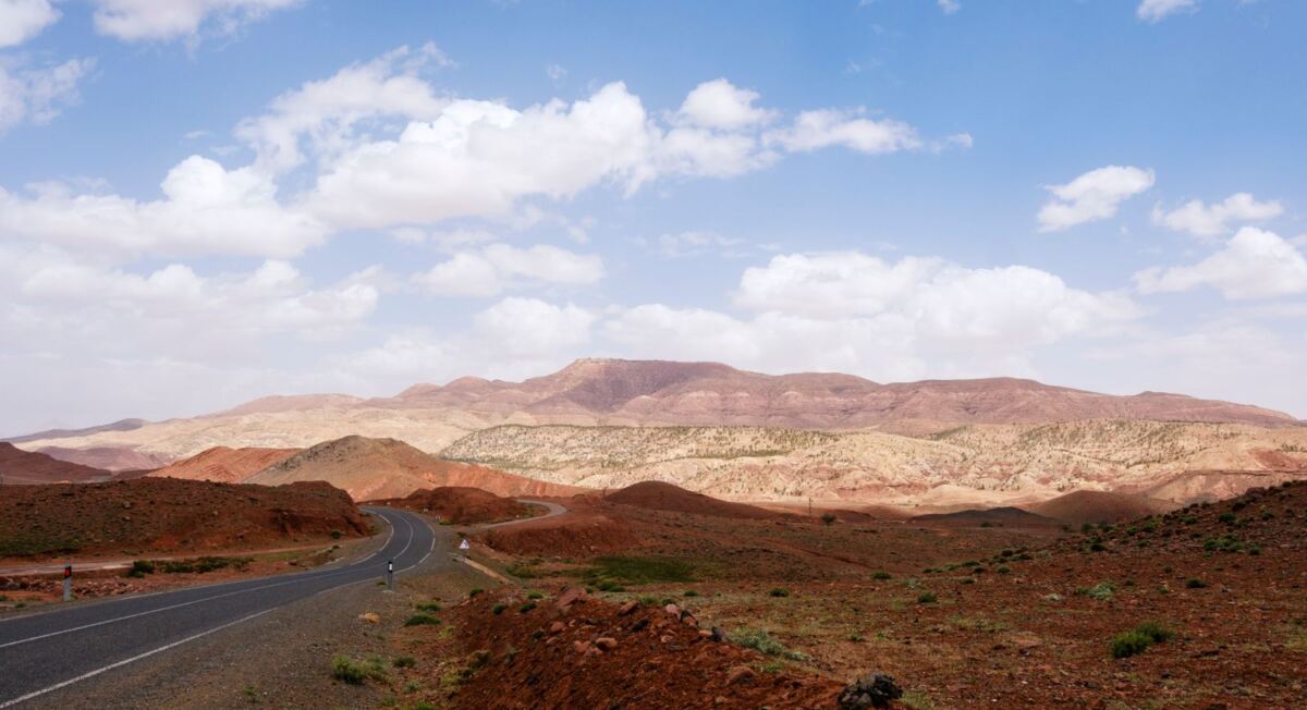 Best day trips from Marrakech: scenic road through the Atlas Mountains foothills